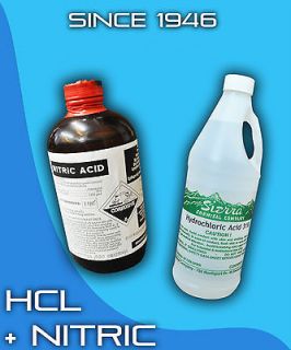 Nitric Acid 70% + Hydrochloric Acid Aqua Regia Gold Recovery