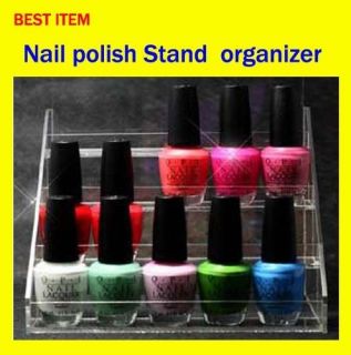 makeup organizer nail polish rack stand display acrylic storage holder 