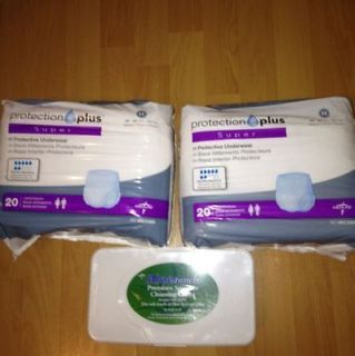 Adult Diapers Disposable Underwear Depends 100ct (3 Sizes Available 