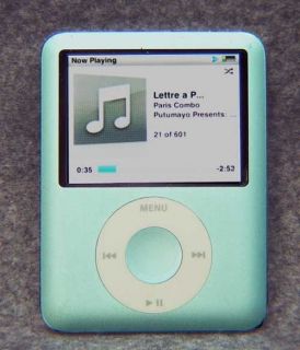 Apple iPod Nano A1236 8GB Blue  Player i pod 8