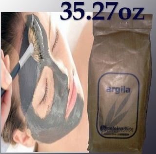   / 1KG Organic French Clay Powder Face Mask acne Beauty Treatment