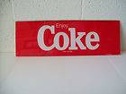 vintage coca cola Coke vending machine sign