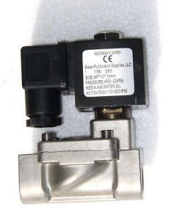 ELECTRIC SOLENOID VALVE   NORMALLY CLOSED SS110V