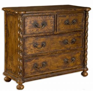   COLONIAL REVIVAL MEXICAN HACIENDA STYLE FURNITURE CHEST CABINET BUFFET