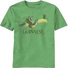 Guinness Ale Beer Pint on Toucan Beak Tee Shirt Sizes S 2XL