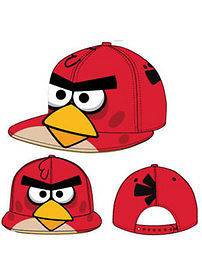 Angry Birds Red Flat Brim Hat (2011)   New   Apparel & Accessories