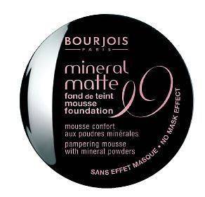 BOURJOIS MINERAL MATTE MOUSSE FOUNDATION CHOOSE YOUR SHADE  BOXED