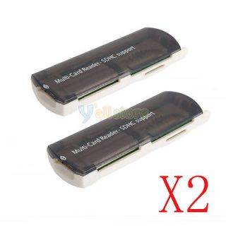 New USB 2.0 High Speed All in 1 Memory Multi Card Reader SDHC M2/MS/SD 