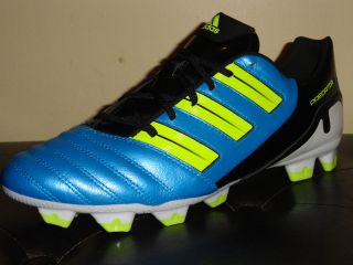 Mens Adidas Predator XI TRX FG Soccer Cleats Size 11.5/12 Blue/Black 