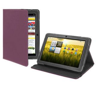 Acer Iconia Tab A200 10.1 Tablet Version Stand Purple Faux Leather 