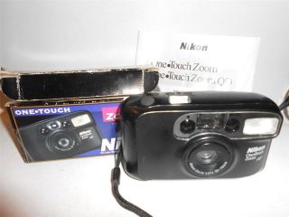 NIKON ONE TOUCH ZOOM 35MM FILM CAMERA NIKON 38 70 MM LENS WITH 