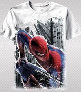 NEW The Amazing Spider Man Movie New York Spidey Suit Web Swing T 