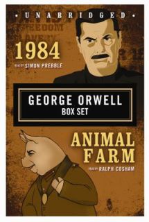 George Orwell Boxed Set 1984 Animal Farm by George Orwell 2007, CD 
