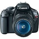 Canon EOS Rebel T3 / 1100D Digital SLR Camera Black w/ 18 55mm EF S IS 