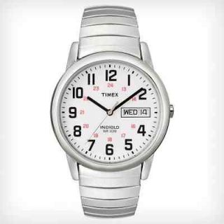 Timex Mens Easy Reader Expansion Watch, Indiglo, Day/Date, T20461