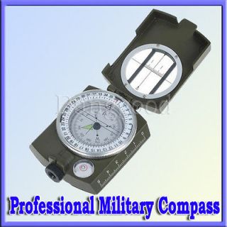 Professional Pocket Military Army Geology Compass /w Neck Strap Belt 