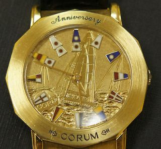 18k corum admirals cup watch