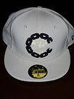 Crooks & Castles Chain C New Era 5950 Fitted Hat Creme