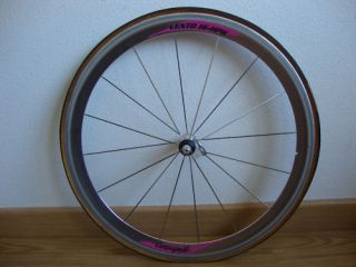 UNIQUE CAMPAGNOLO SHAMAL FIRST MODEL 1994 650C TUBULAR FRONT WHEEL 