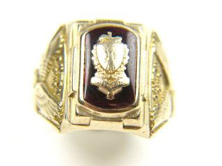 14k Solid yellow gold college class ring Rensselaer Polytechnic 