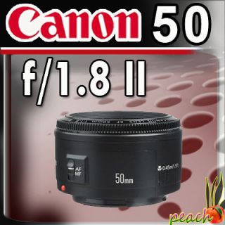 NEW Canon Normal EF 50mm f/1.8 II Autofocus Lens