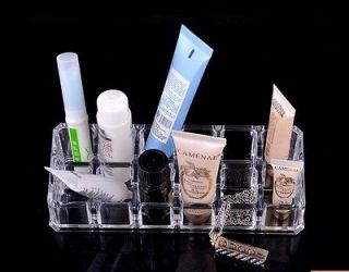 Clear Acrylic Cosmetic box Storage Cosmetic Organizer Makeup case Gift 