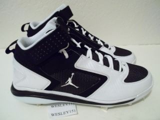 NEW Nike Jordan Baseball Cleats Various mens sizes 488433 001 White 
