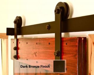   Door Hardware   Dark Bronze Color   Quiet and Smooth Sliding Hardware