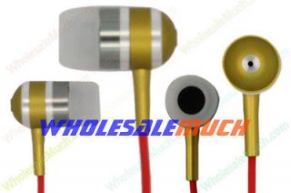 In Ear Super Bass 3.5mm Metal Earbuds For  MP4 CD Video Game Player 