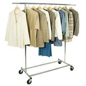 Salesman Rolling Rack Clothing Garment Rack CR SWF
