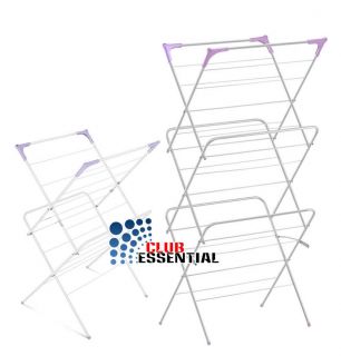 Tier 3 Tier Folding Washing Clothes Horse Airer Dryer