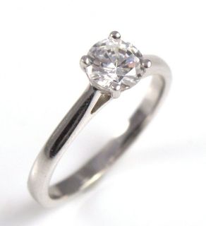 Diamond Unique Solitaire 9ct Gold Ring 1ct Engagement Ring