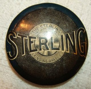  Sterling Grinding Wheel Co Pocket Sharpening Stone Parisian Novelty Co