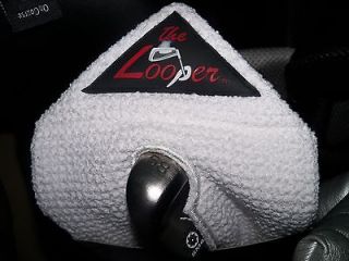   Black LOOPER Keyhole Dual Layer Golf Towel   Club Glove Alternative