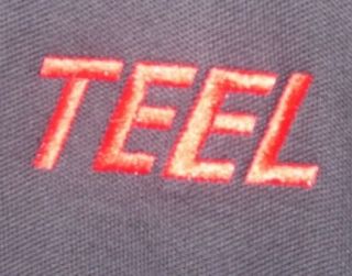 Teel Logo Golf/Polo Shirt XXXL 3XL Black/Red Pump Sump Sewer NEW NWT