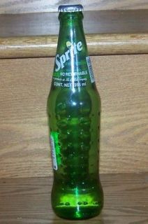   FULL USA/MEXICO ACL Coca Cola SPRITE 12 Oz 355 mL GREEN GLASS BOTTLE