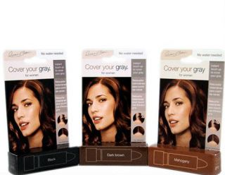 COVER YOUR GRAY HAIR COLOR TOUCH UP STICK 3 COLORS Black Blond Medium 