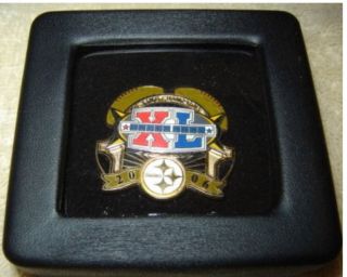   Edition Pittsburgh Steelers Super Bowl XL Commemorative Brass PIN
