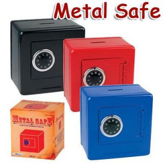 Metal Combination Safe Piggy Bank Toy Money Cash Box