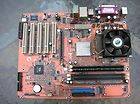 SYNTAX SV266A rev 1.0 motherboard with CPU, heatsink and fan combo