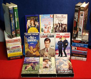 LOT OF 25 VHS MOVIESEDY   FAMILY VIEWING
