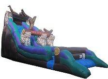   Commercial Inflatable Water Slides Bounce With Blower Tentandtable