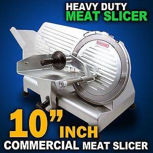 New 240W 10 Commercial Electric Meat Deli Food Slicer