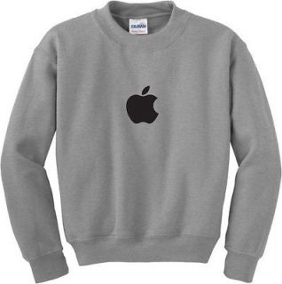 Apple Employee Computer Logo Sport Grey Crew Sweatshirt