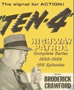 HIGHWAY PATROL COMPLETE TV SERIES ON   1950s very best set available 