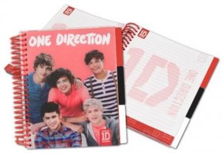 One Direction 1D Divider Notebook School College Stationery Official 