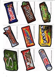 2012 Topps Wacky Packages Halloween Complete 9 Postcard Bio Card Set