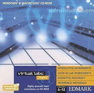 VIRTUAL LABS LIGHT EDMARK EXPERIMENT GRADES 6 12 CD NEW