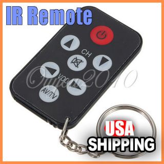 Universal Infrared IR Mini TV Set Remote Control Keychain Key Ring 7 