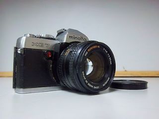 Minolta XG7 Camera with Minolta Lens MD Rokkor X 11.4 f50mm. Used.